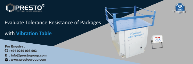 Evaluate Tolerance Resistance Of Packages With Vibration Table
